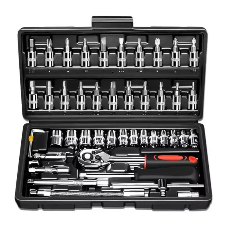 Juego de Cubos 1/4 46PCS