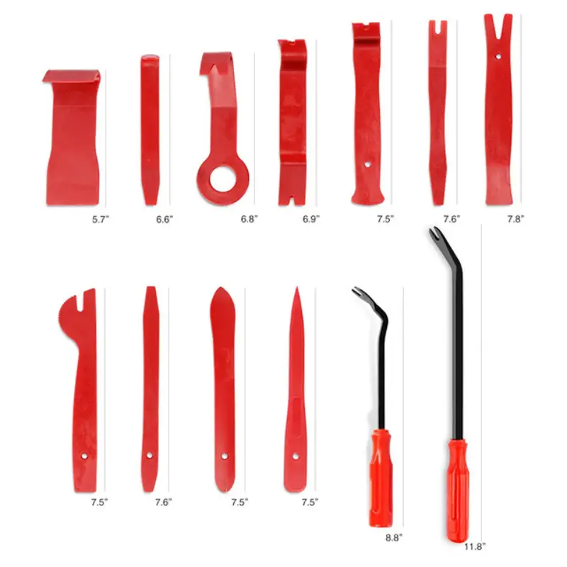 Kit de Espátulas Desmontaje de Tapicería y Tablero 13 Pcs