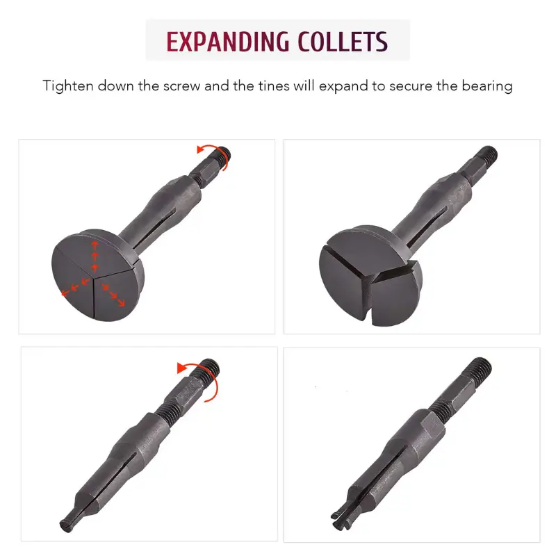 Extractor de cojinetes con martillo deslizante 16 PCS